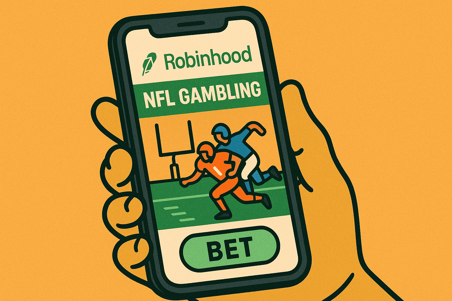robinhood nfl ncaa football gambling