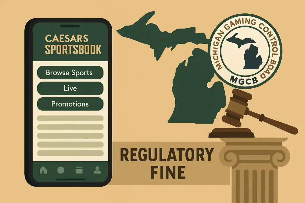 caesars michigan sportsbook fine